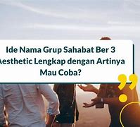 Nama Grup Wa Sahabat Ber 3